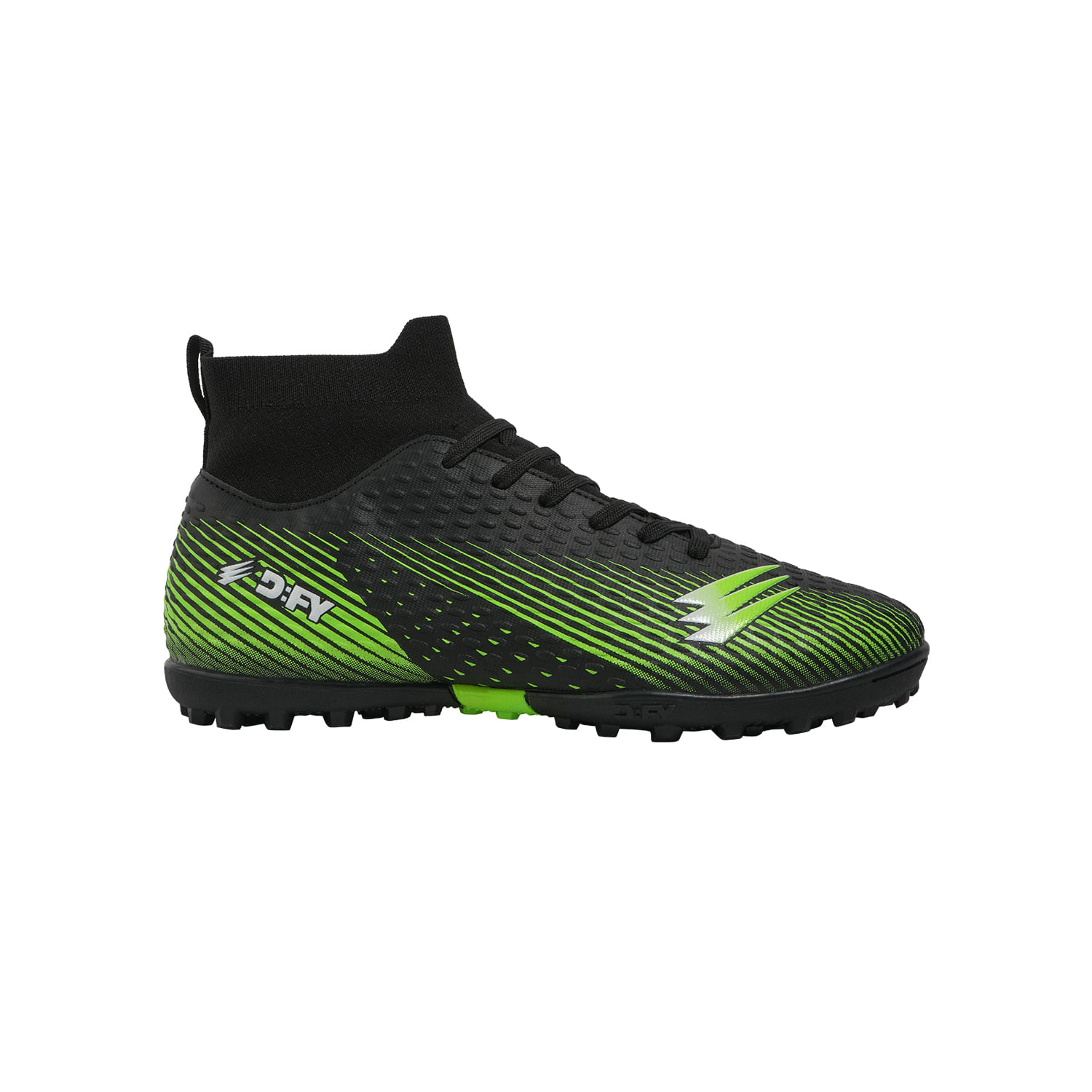 Zapatillas Futbol Unisex Dfy Spiral Tf Junior Verde
