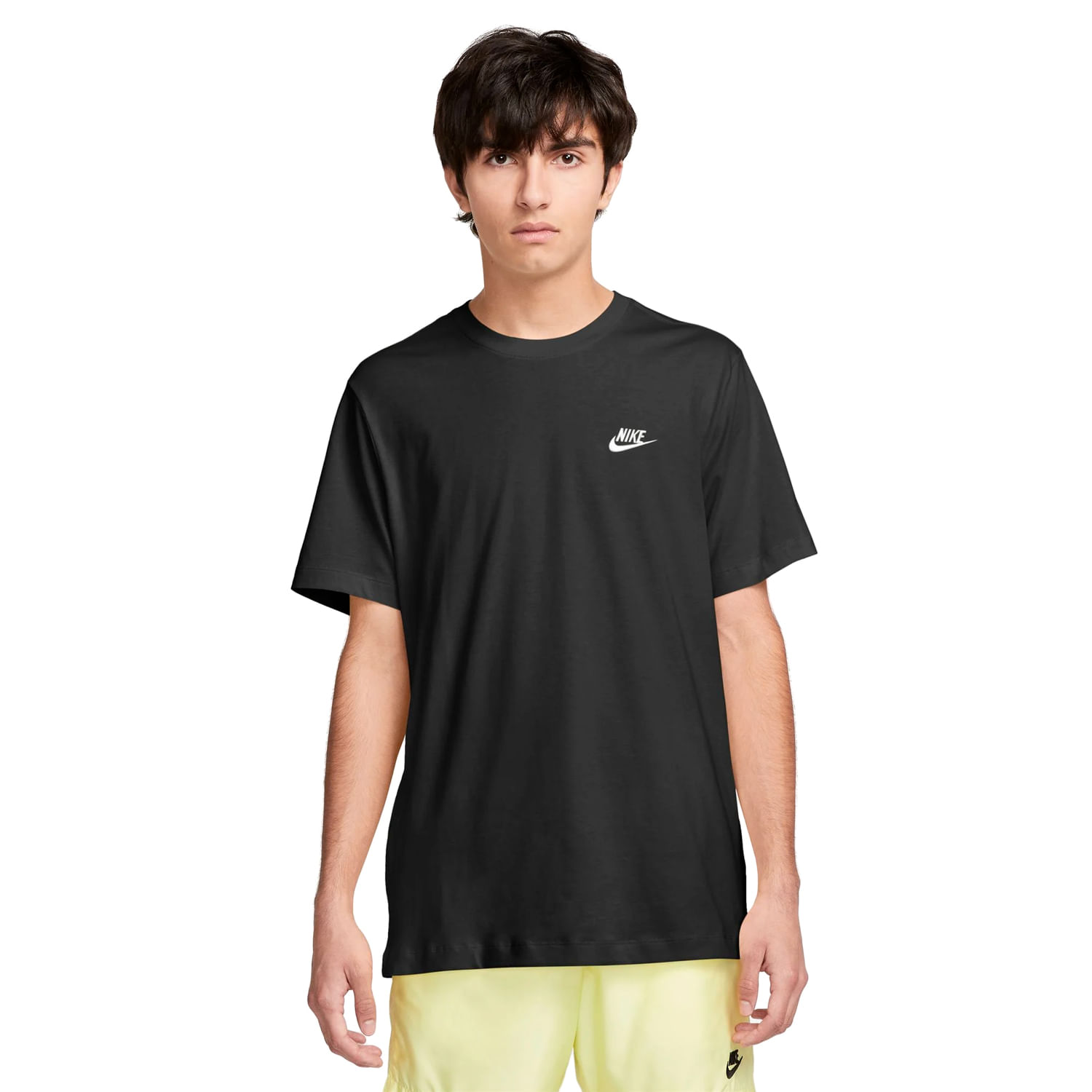 Polo Urbano Hombre Club Tee Nike Negro