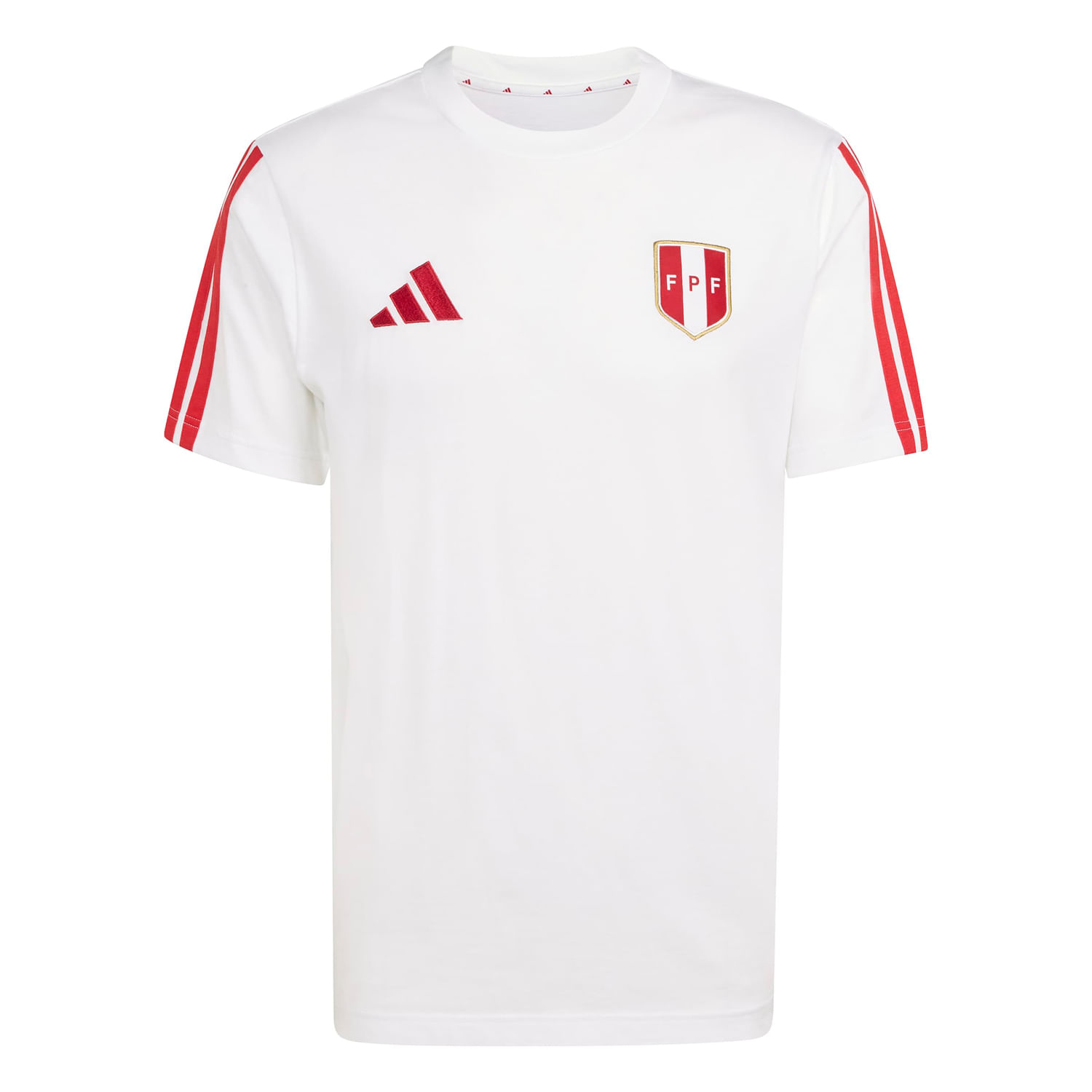 Polo de Fútbol Hombre adidas con ADN de Perú Blanco